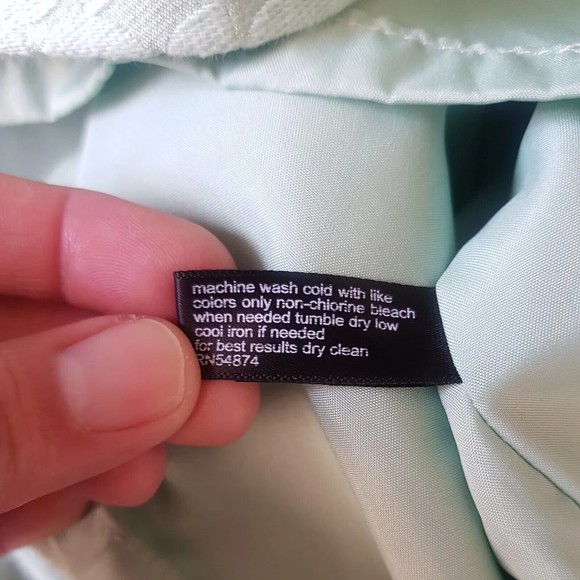 The Limited Womens Skirt Textured Size 0 Green Pastel Mint Mini Pockets Spring - Picture 8 of 12